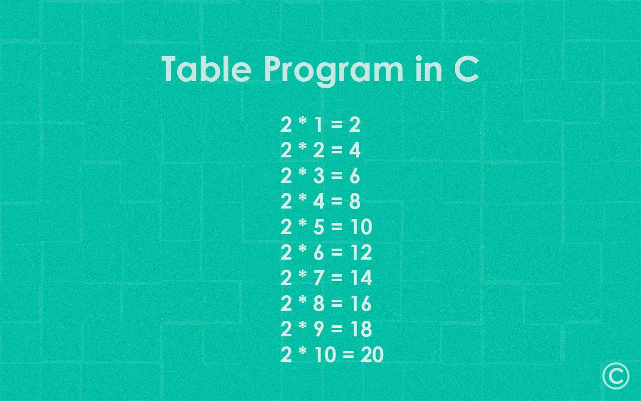 Table Program