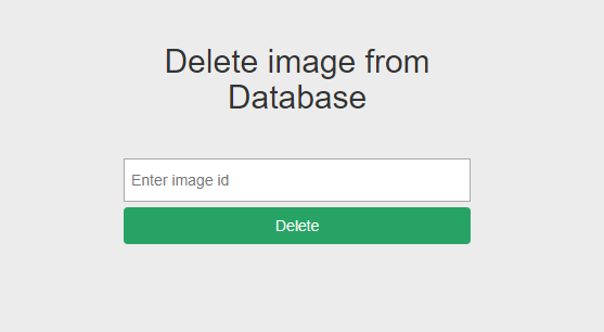 Delete image from database and folder
