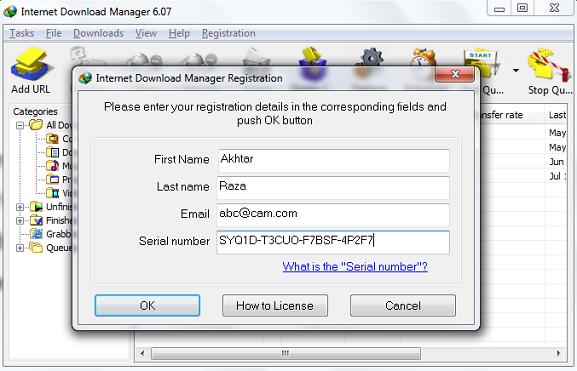 internet download manager free download register key